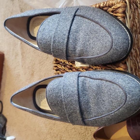 Franco Sarto Gray Wool Blend Hudley Loafers size 7 - Picture 5 of 6